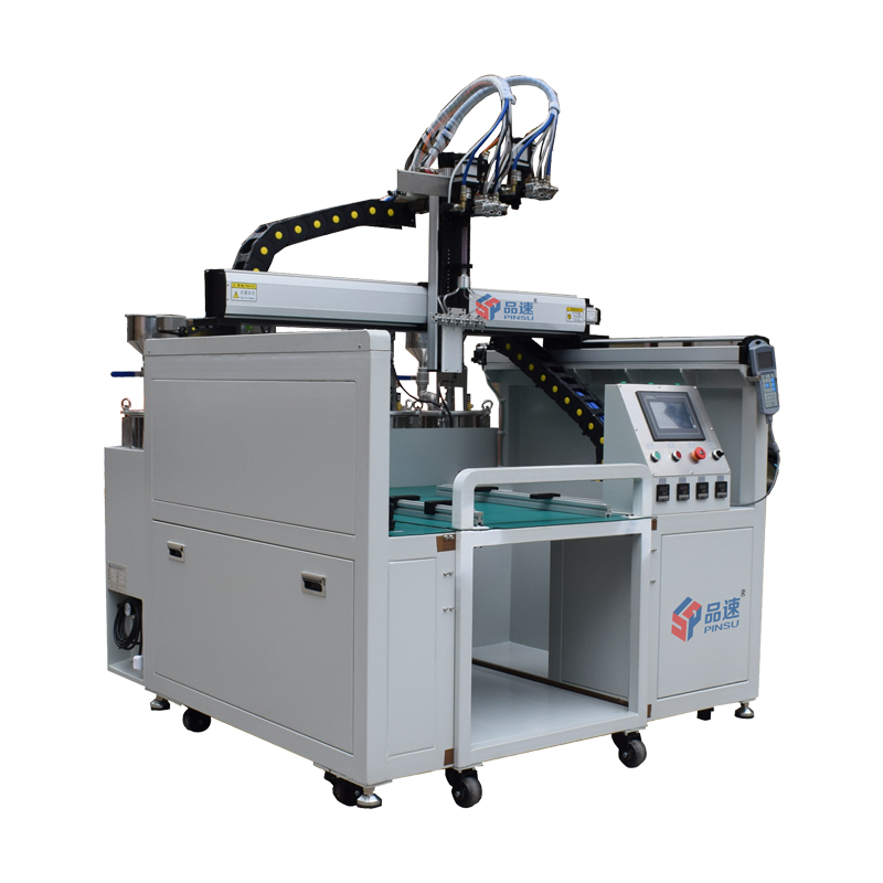 雙供膠系統(tǒng)自動灌膠機(帶拖車)