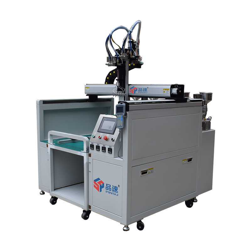 雙供膠系統(tǒng)自動灌膠機(帶拖車)