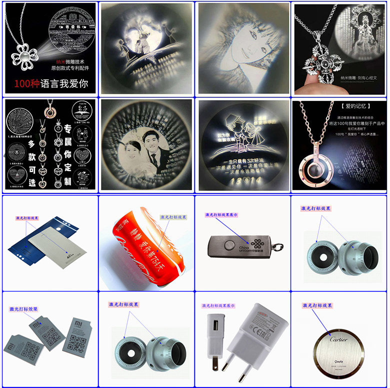 激光打標機應用