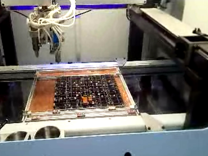 PCB板三防漆涂覆機視頻