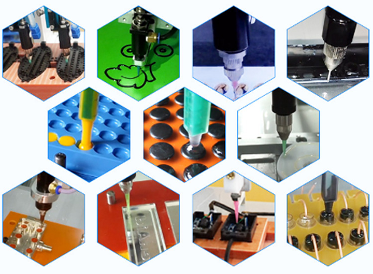 300ML硅膠/玻璃膠自動點膠應用范圍