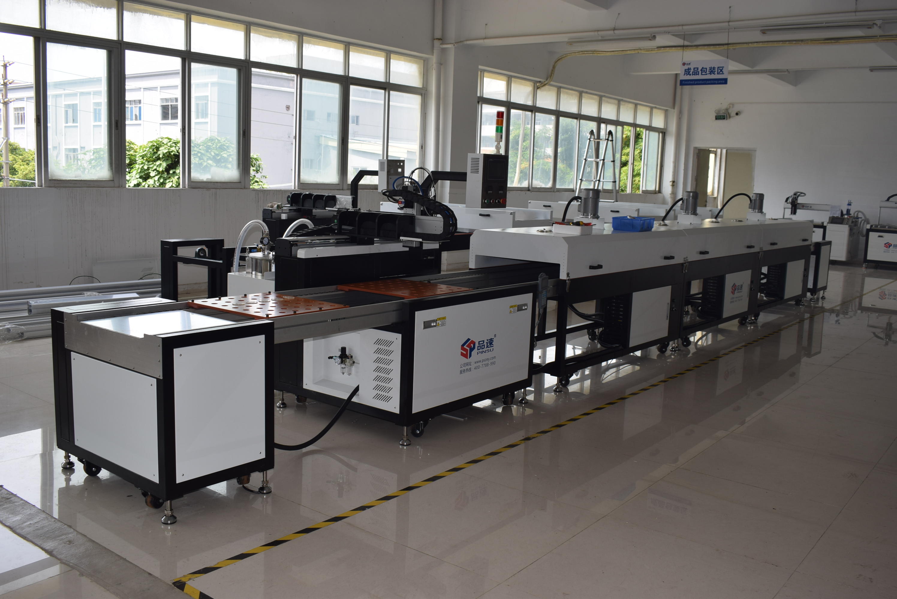 真空吸盤PU膠滴膠固化生產流