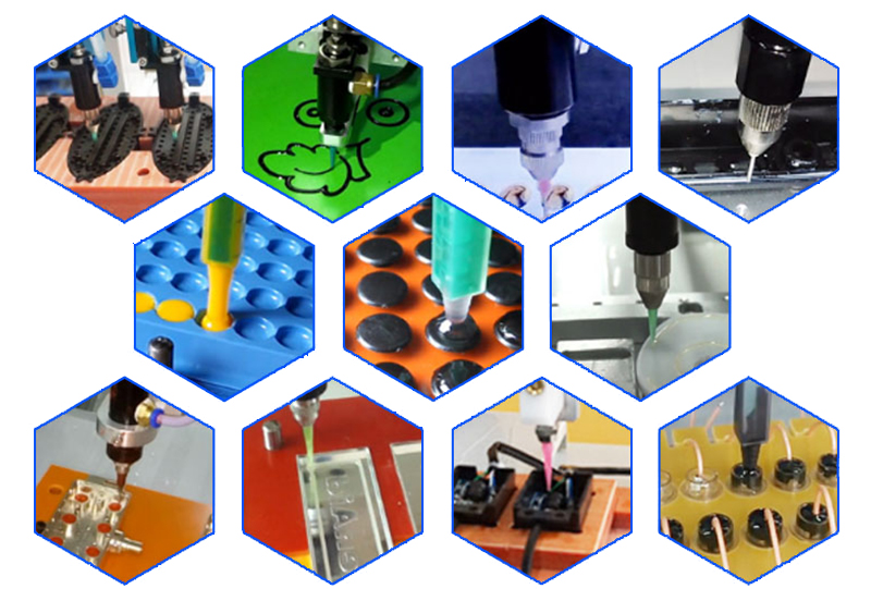 在線式視覺點膠機（倍速鏈）應用范圍