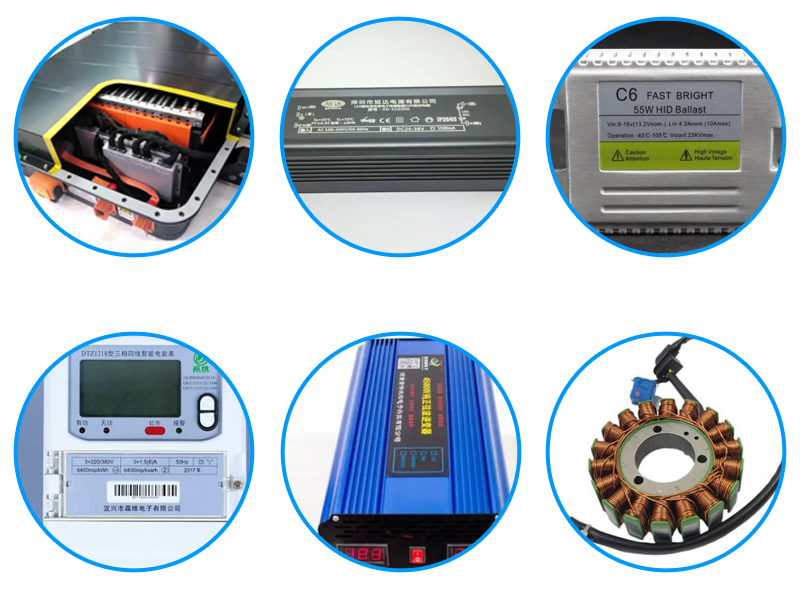 雙供膠系統(tǒng)自動灌膠機(帶拖車)應用范圍 雙供膠系統(tǒng)自動灌膠機(帶拖車)應用范圍